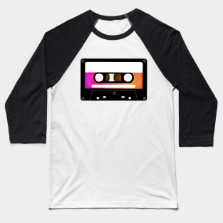 Neon 1980s Cassette Tape Baseball T-Shirt